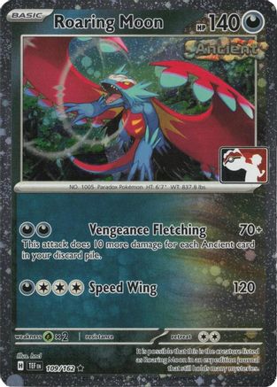 Roaring Moon (Cosmos Holo) (109/162) - Prize Pack Series Cards Holofoil