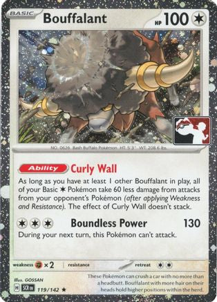 Bouffalant (Cosmos Holo) (119/142) - Prize Pack Series Cards Holofoil