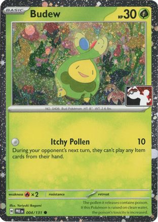 Budew (Cosmos Holo) (004/131) - Prize Pack Series Cards Holofoil