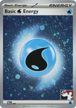 Basic Water Energy MEE (Cosmos Holo) (003/null) - Prize Pack Series Cards Holofoil