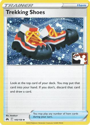 Trekking Shoes (Cosmos Holo) (145/159) - Prize Pack Series Cards Holofoil