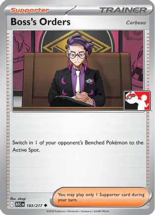 Boss's Orders [Corbeau] (183/217) - Prize Pack Series Cards