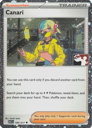 Canari (Cosmos Holo) (185/217) - Prize Pack Series Cards Holofoil