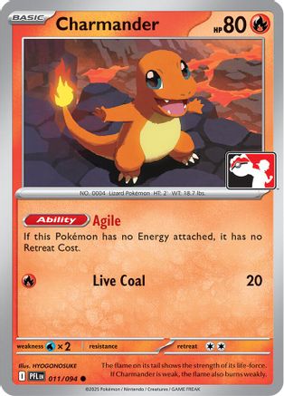 Charmander (011/094) - Prize Pack Series Cards
