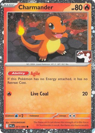 Charmander (Cosmos Holo) (011/094) - Prize Pack Series Cards Holofoil