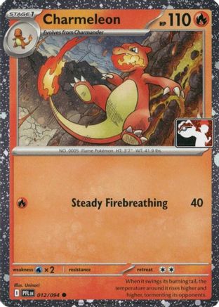 Charmeleon (Cosmos Holo) (012/094) - Prize Pack Series Cards Holofoil
