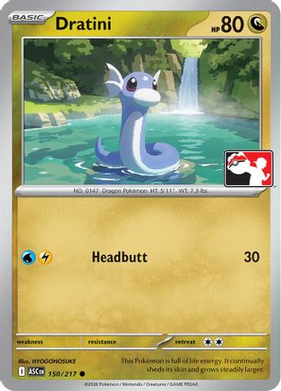 Dratini (150/217) - Prize Pack Series Cards