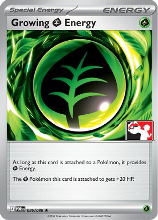 Growing Grass Energy (086/088) - Prize Pack Series Cards
