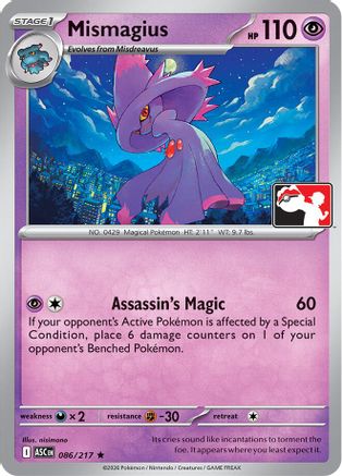 Mismagius (086/217) - Prize Pack Series Cards