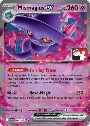 Mismagius ex (036/094) - Prize Pack Series Cards Holofoil