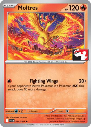 Moltres (014/094) - Prize Pack Series Cards