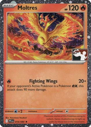 Moltres (Cosmos Holo) (014/094) - Prize Pack Series Cards Holofoil