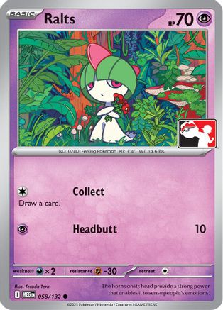 Ralts (058/132) - Prize Pack Series Cards