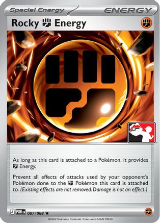 Rocky Fighting Energy (087/088) - Prize Pack Series Cards