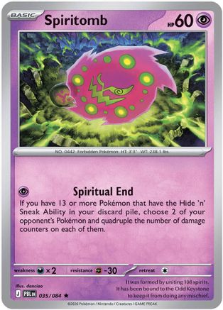 Spiritomb (035/null) - ME05 Pitch Black Holofoil