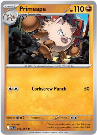 Primeape (043/null) - ME05 Pitch Black