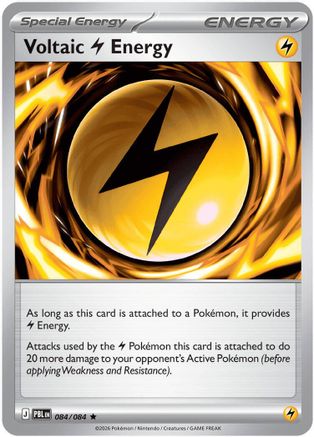 Voltaic Lightning Energy (084/null) - ME05 Pitch Black Holofoil