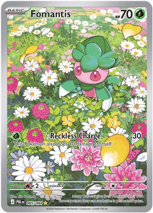 Fomantis (085/084) - ME05 Pitch Black Holofoil