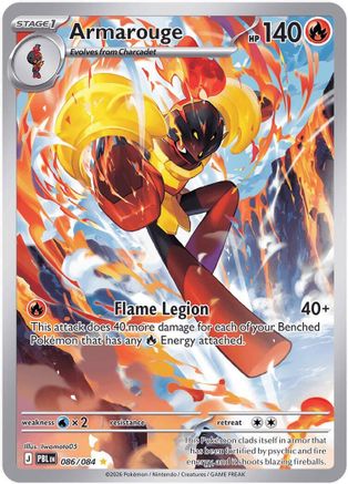 Armarouge (086/084) - ME05 Pitch Black Holofoil