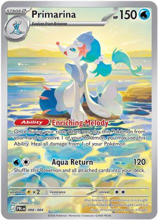 Primarina (088/084) - ME05 Pitch Black Holofoil