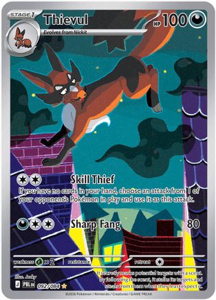 Thievul (092/084) - ME05 Pitch Black Holofoil