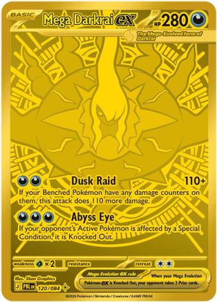 Mega Darkrai ex (120/084) - ME05 Pitch Black Holofoil