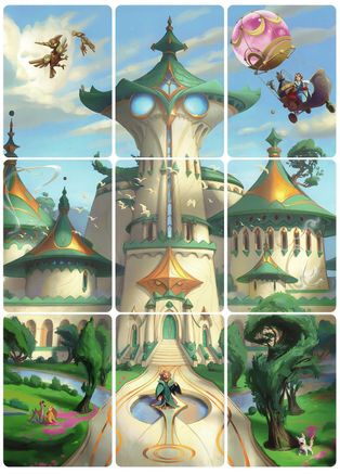Archazia's Island Puzzle Insert (Set of 9) (Version 1 of 2)  - Archazias Island