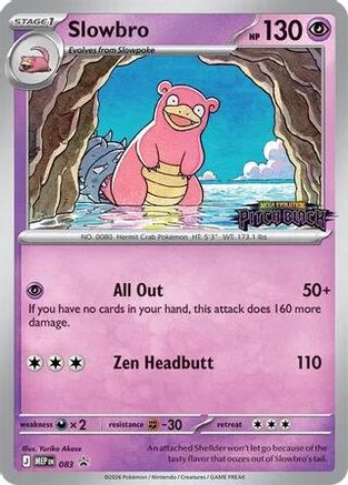 Slowbro (Pitch Black Stamped) (083/null) - ME Mega Evolution Promo Holofoil