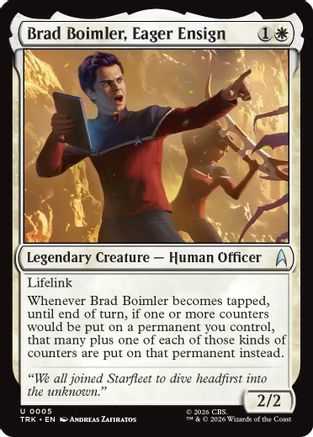 Brad Boimler, Eager Ensign (TRK-005) - Star Trek Foil