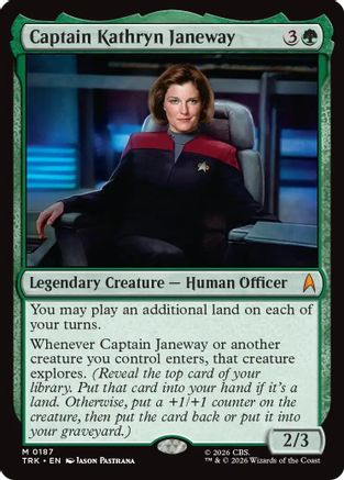 Captain Kathryn Janeway (TRK-187) - Star Trek Foil