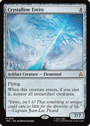 Crystalline Entity (TRK-261) - Star Trek Foil