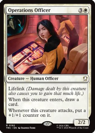 Operations Officer (TRC-192) - Commander: Star Trek