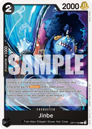 Jinbe (OP17-083) - The World's Strongest Warriors