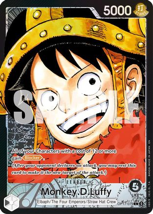 Monkey.D.Luffy (Alternate Art) (OP17-079) - The World's Strongest Warriors Foil