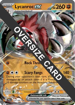 Lycanroc ex (117/null) - Jumbo Cards Holofoil