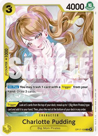 Charlotte Pudding (OP17-109) - The World's Strongest Warriors Foil