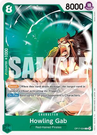 Howling Grab (OP17-024) - The World's Strongest Warriors