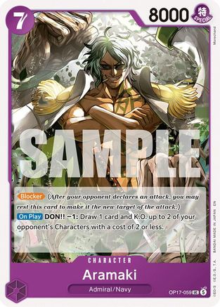 Aramaki (OP17-059) - The World's Strongest Warriors