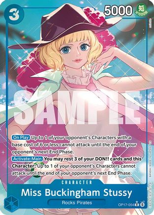 Miss Buckingham Stussy (Alternate Art) (OP17-054) - The World's Strongest Warriors Foil