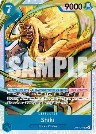 Shiki (OP17-048) - The World's Strongest Warriors Foil