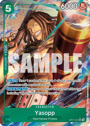 Yasopp (Alternate Art) (OP17-031) - The World's Strongest Warriors Foil