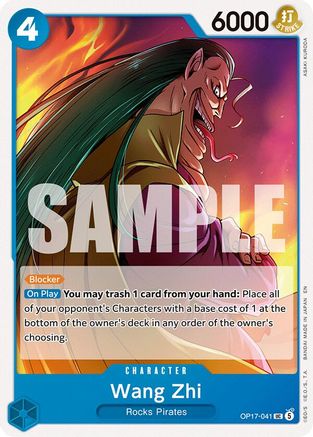 Wang Zhi (OP17-041) - The World's Strongest Warriors