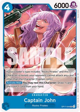 Captain John (OP17-044) - The World's Strongest Warriors