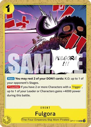 Fulgora (OP17-116) - The World's Strongest Warriors