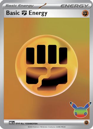 Basic Fighting Energy (30th Celebration) (014) - MEE Mega Evolution Energies Holofoil