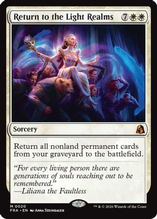 Return to the Light Realms (FRA-020) - Reality Fracture Foil