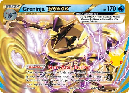 Greninja BREAK (041/null) - ME 30th Celebration Classic Collection Holofoil