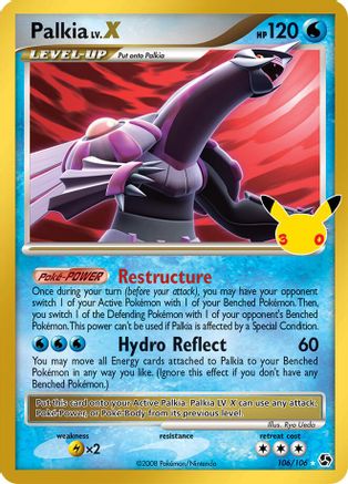 Palkia LV.X (106/null) - ME 30th Celebration Classic Collection Holofoil