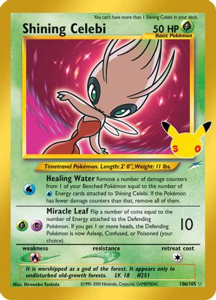 Shining Celebi (106/null) - ME 30th Celebration Classic Collection Holofoil