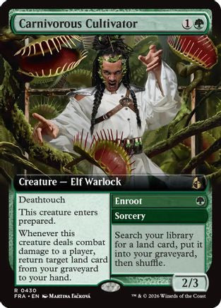 Carnivorous Cultivator (Extended Art) (FRA-430) - Reality Fracture